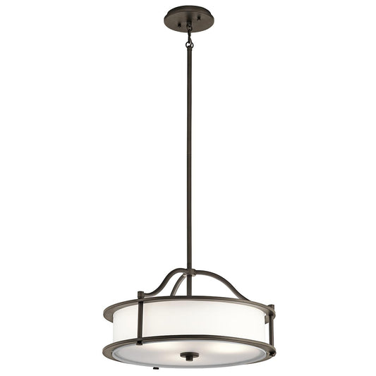 Emory 3 Light Pendant/Semi Flush – Olde Bronze