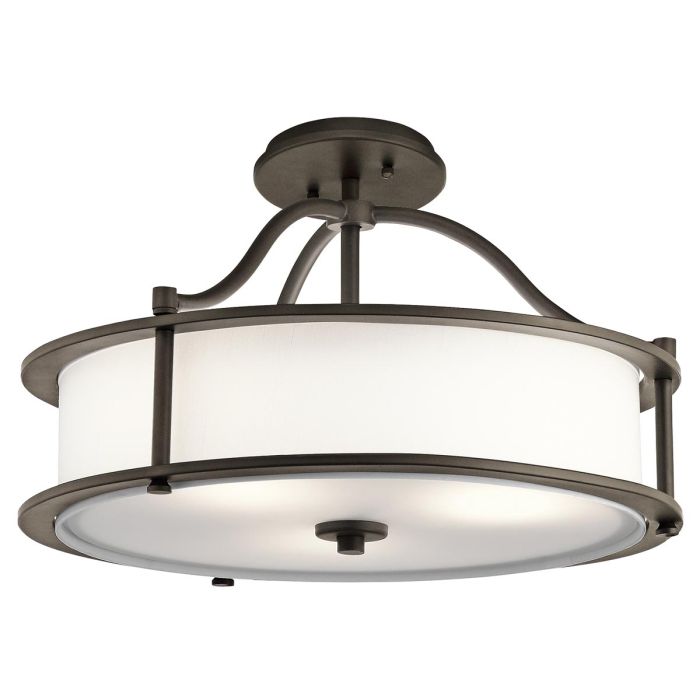 Emory 3 Light Pendant / Semi-Flush - Olde Bronze