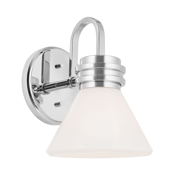 Farum 1 lt Wall Light - Polished Chrome