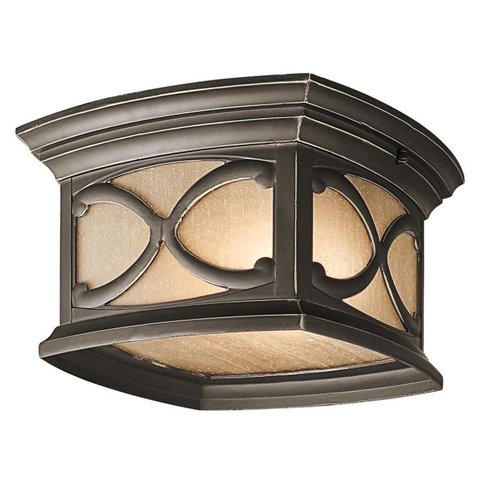 Franceasi 2 Light Flush - Olde Bronze