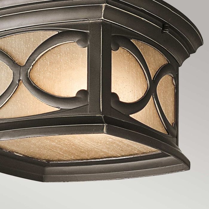 Franceasi 2 Light Flush - Olde Bronze