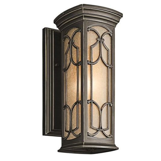 Franceasi 1 Light Small Wall Lantern - Olde Bronze