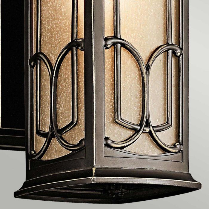 Franceasi 1 Light Small Wall Lantern - Olde Bronze