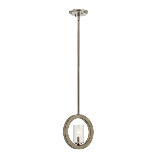 Grand Bank 1 Light Wall Light / Mini-Pendant / Semi-Flush - Distressed Antique Grey