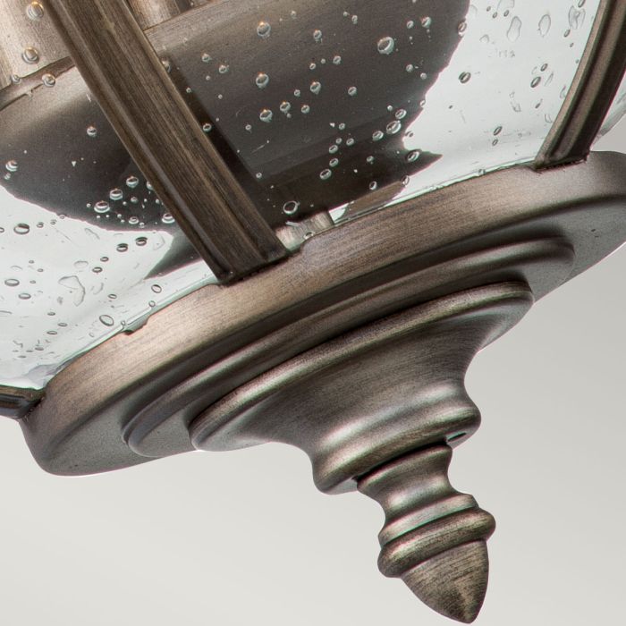 Halleron 3 Light Wall Lantern - Burnished Bronze