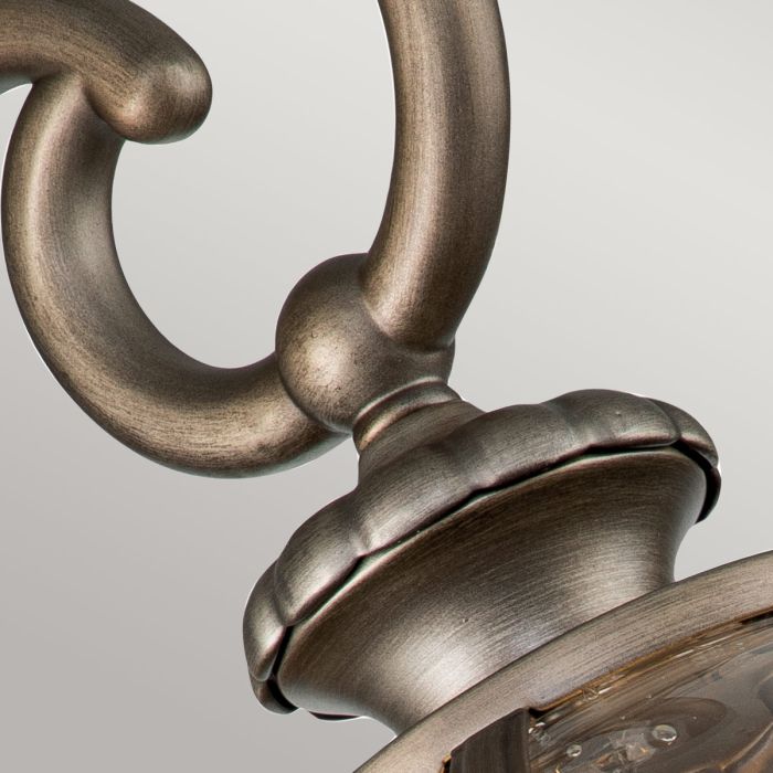 Halleron 3 Light Wall Lantern - Burnished Bronze