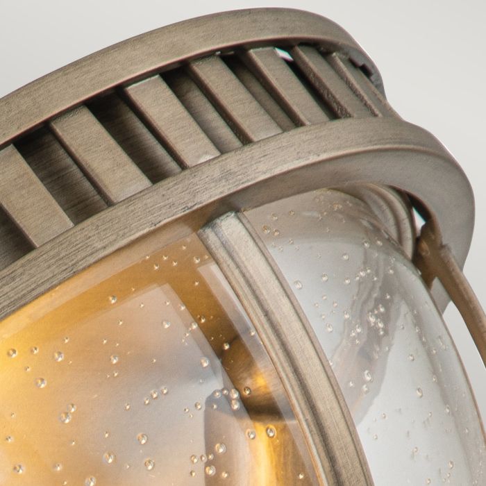 Halleron 3 Light Ceiling Flush - Burnished Bronze