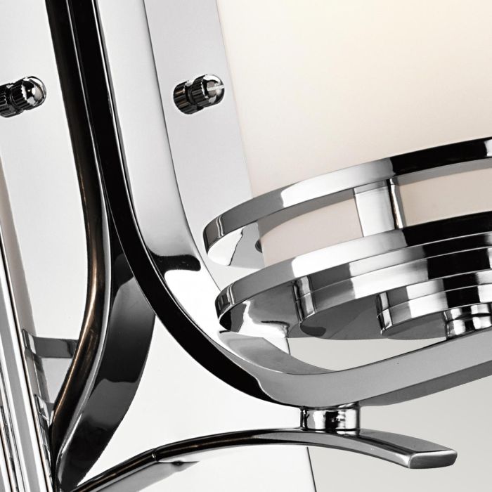 Hendrik 1 Light Wall Light - Polished Chrome