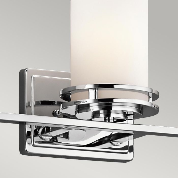 Hendrik 3 Light Wall Light - Polished Chrome