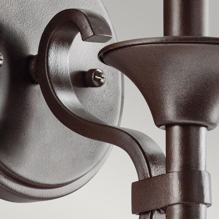 Lacey 1 Light Wall Light - Mission Bronze