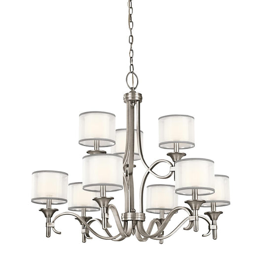 Lacey 9 Light Chandelier – Antique Pewter