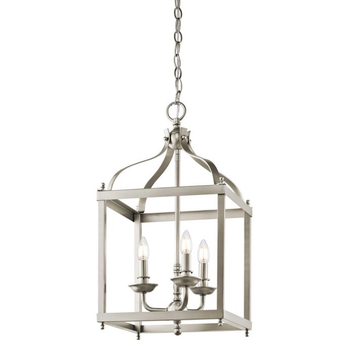 Larkin 3 Light Medium Pendant - Brushed Nickel