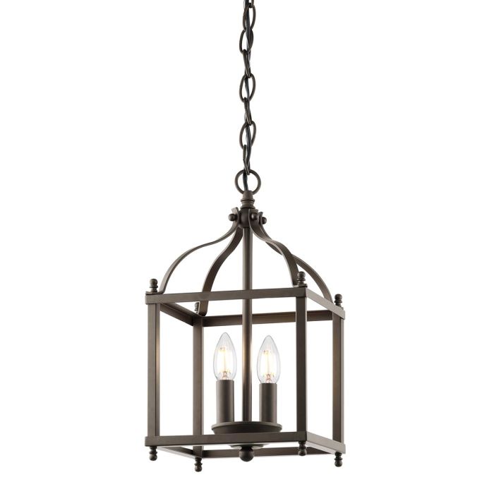 Larkin 2 Light Small Pendant - Olde Bronze