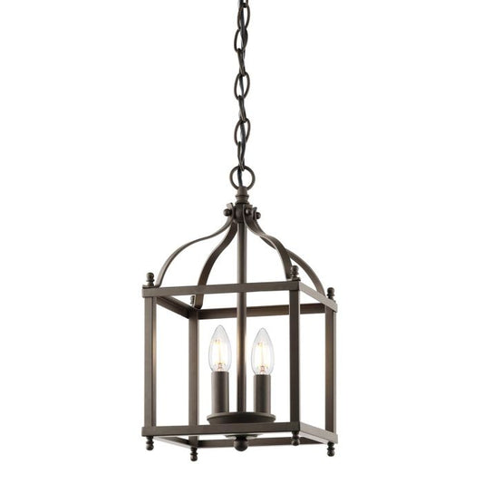 Larkin 2 Light Small Pendant - Olde Bronze