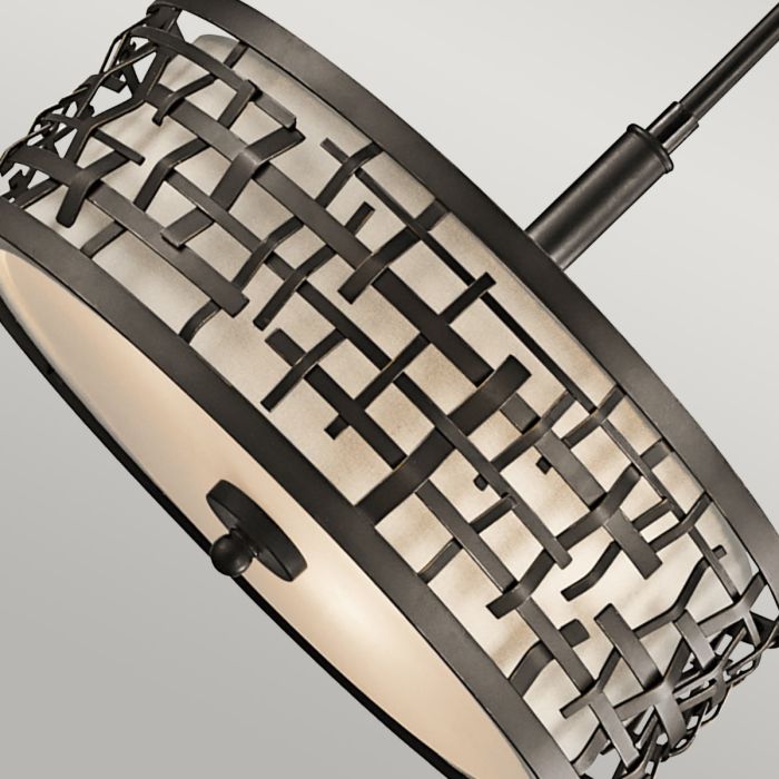 Loom 3 Light Pendant - Olde Bronze