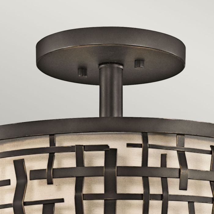 Loom 3 Light Pendant - Olde Bronze