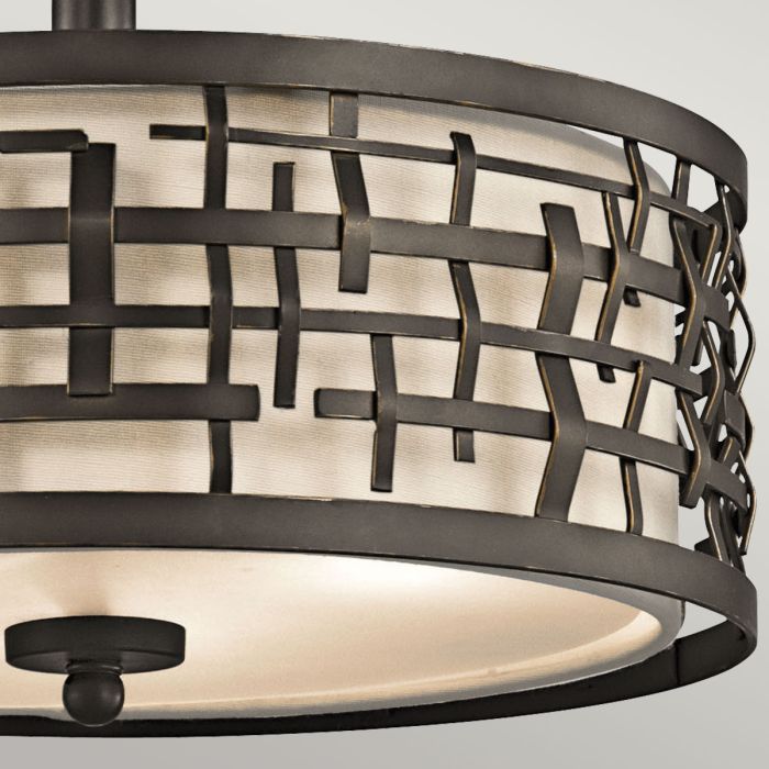 Loom 3 Light Pendant - Olde Bronze