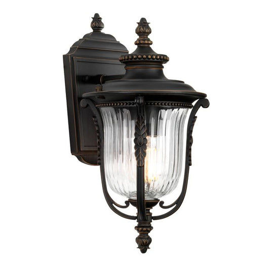 Luverne 1 Light Small Wall Lantern - Rubbed Bronze