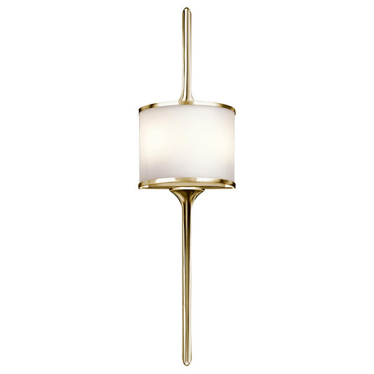 Mona 2 Light Large Wall Light – Polished Brass