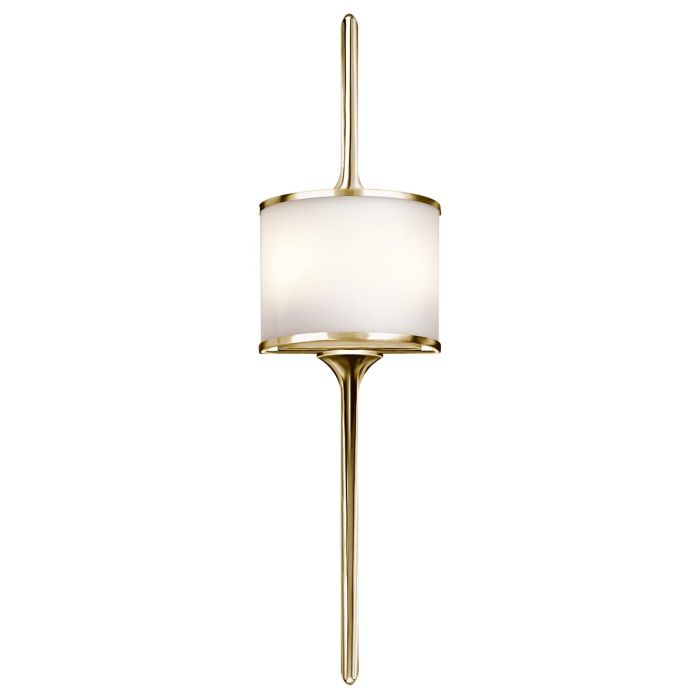 Mona 2 Light Large Wall Light - Polished Brass