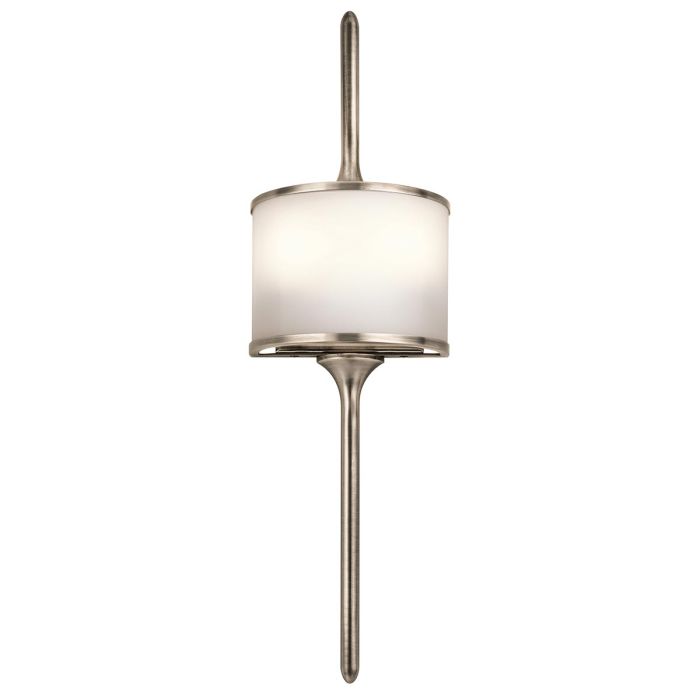 Mona 2 Light Small Wall Light - Classic Pewter