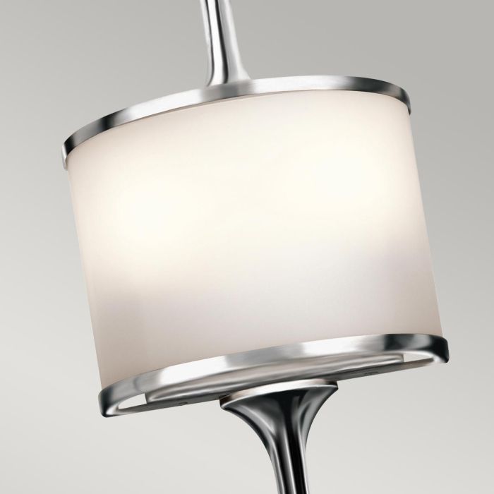 Mona 2 Light Small Wall Light - Polished Chrome