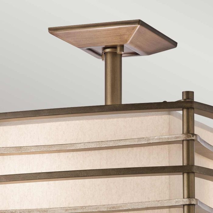 Moxie 2 Light Semi-Flush - Cambridge Bronze