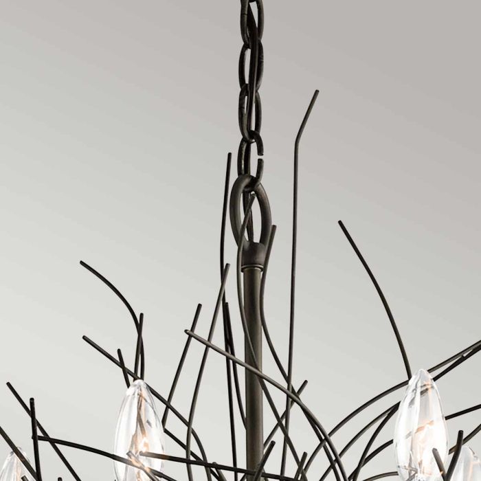 Organique 5 Light Chandelier - Olde Bronze