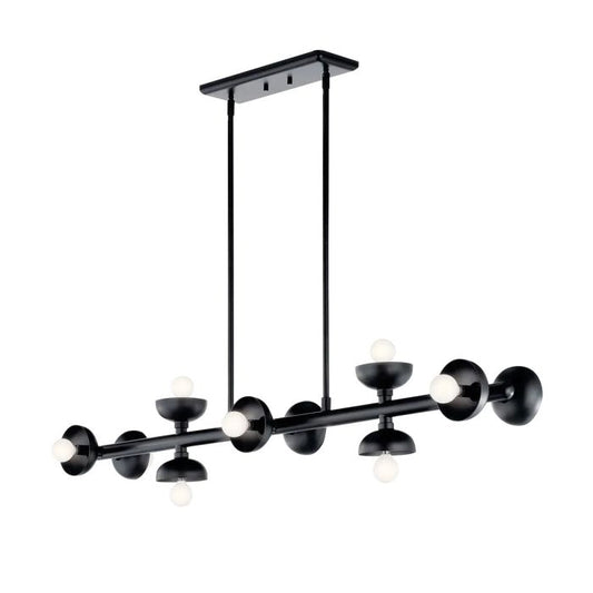 Palta 10 lt Linear Pendant - Satin Black