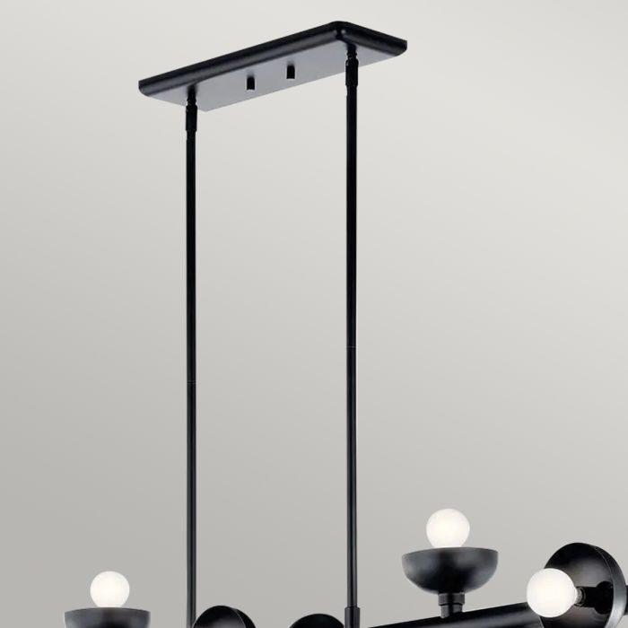 Palta 10 lt Linear Pendant - Satin Black