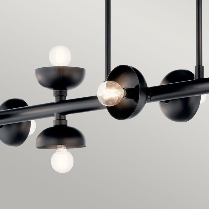 Palta 10 lt Linear Pendant - Satin Black