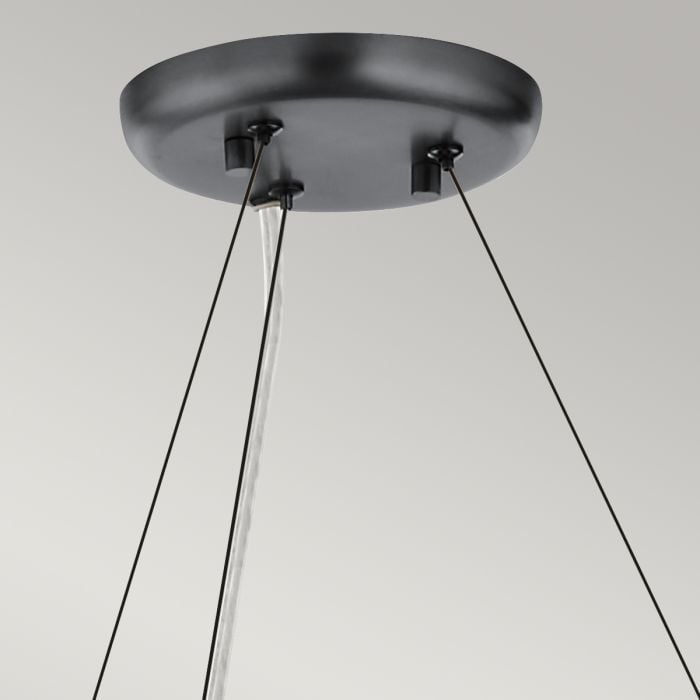 Palta 9 Light Chandelier - Satin Black