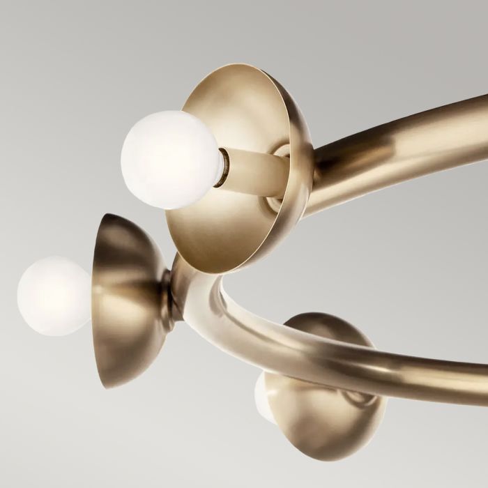 Palta 9 Light Chandelier - Champagne Bronze