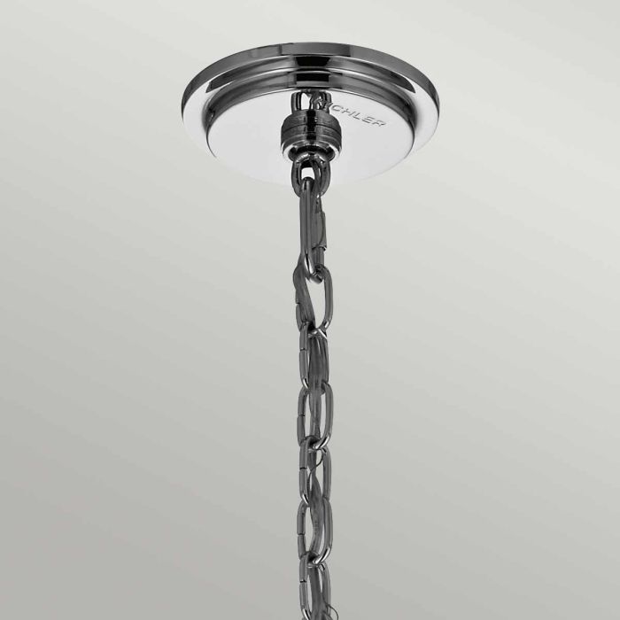 Piper 6 Light Chandelier/ Pendant - Polished Chrome