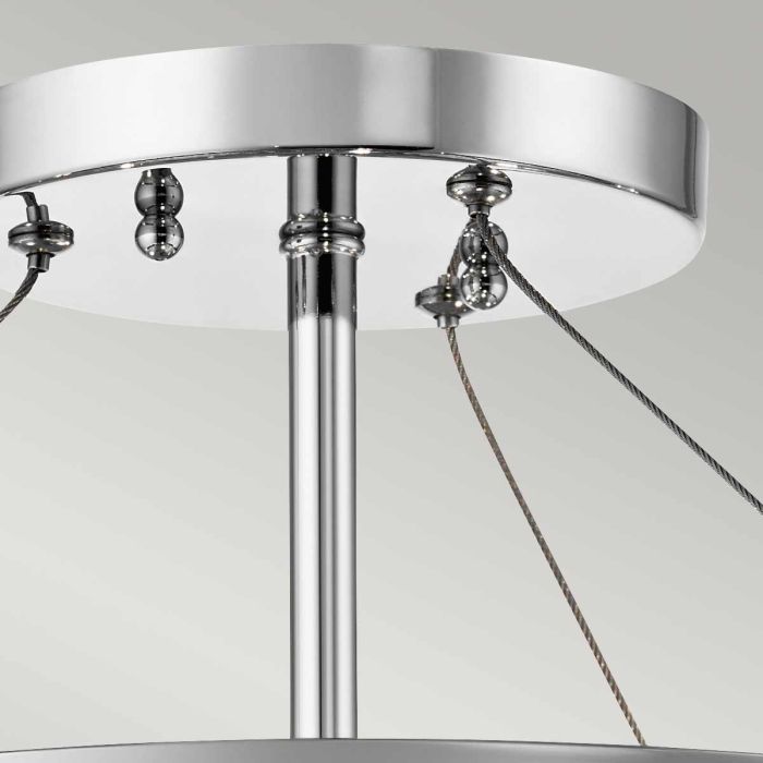 Piper 3 Light Semi-Flush - Polished Chrome
