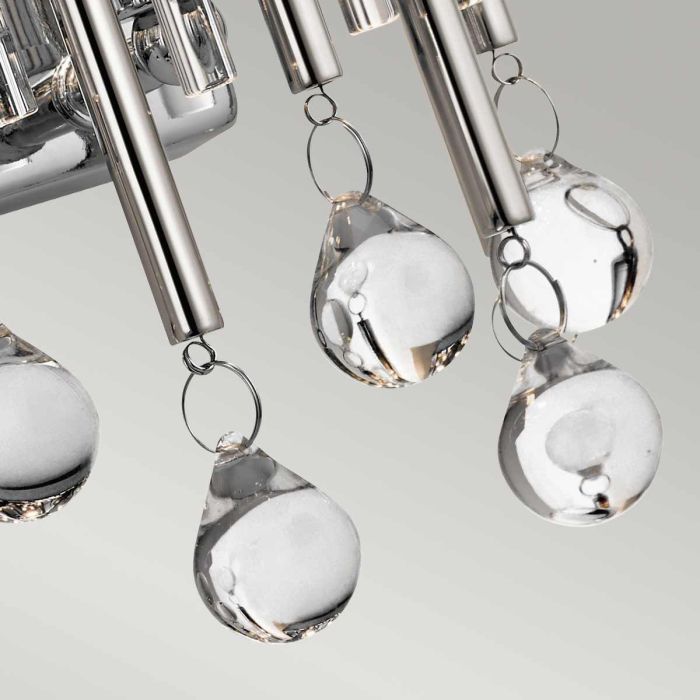 Piper 2 Light Wall Light - Polished Chrome