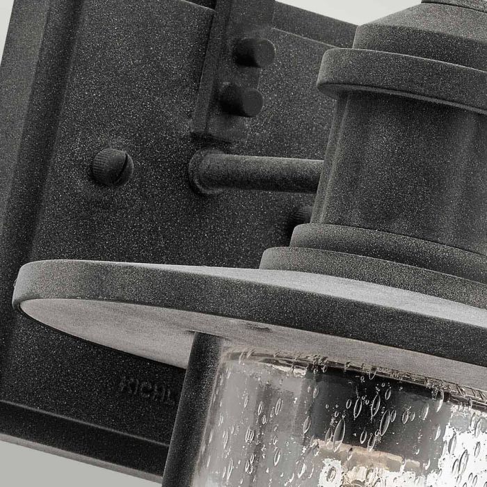 Riverwood Medium Wall Lantern - Weathered Zinc