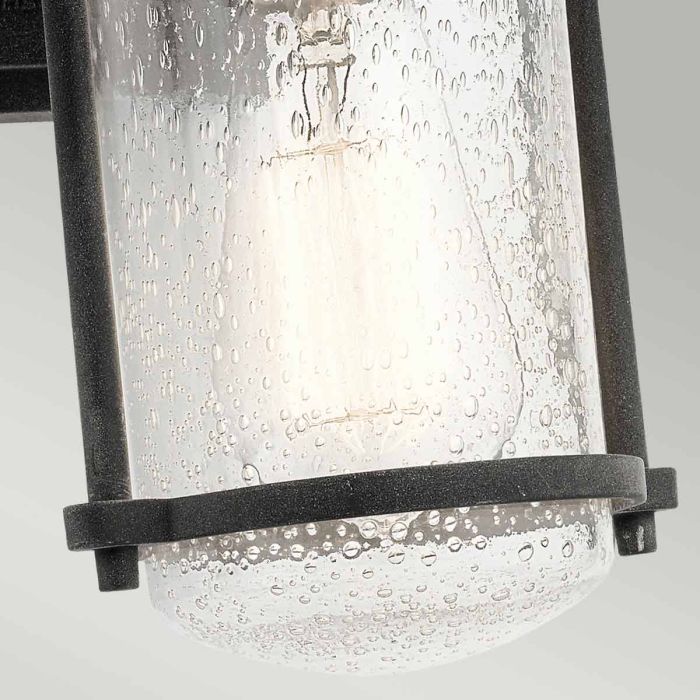 Riverwood Medium Wall Lantern - Weathered Zinc