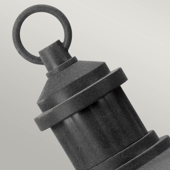 Riverwood 8" Pedestal Lantern - Weathered Zinc