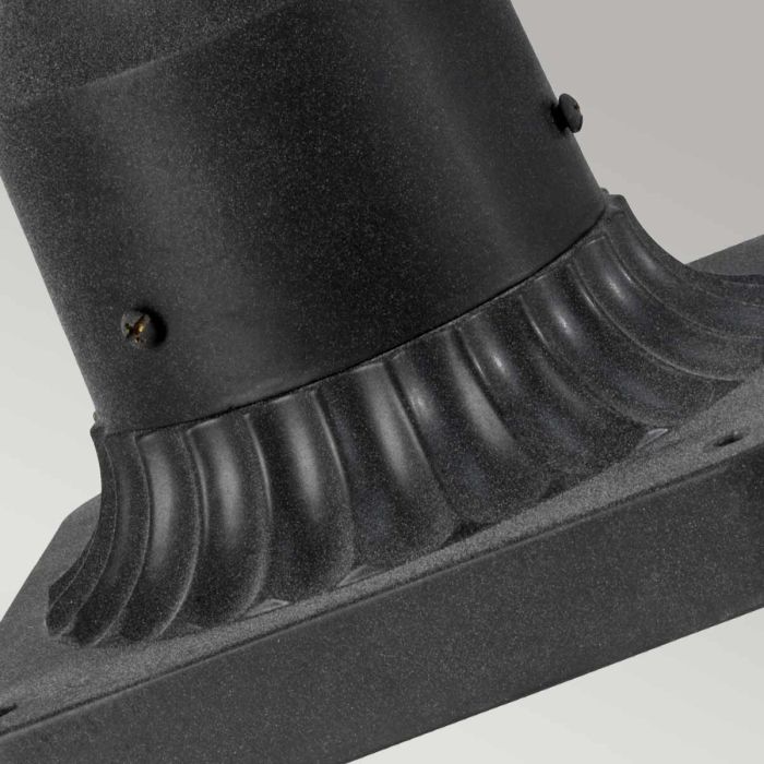 Riverwood 8" Pedestal Lantern - Weathered Zinc