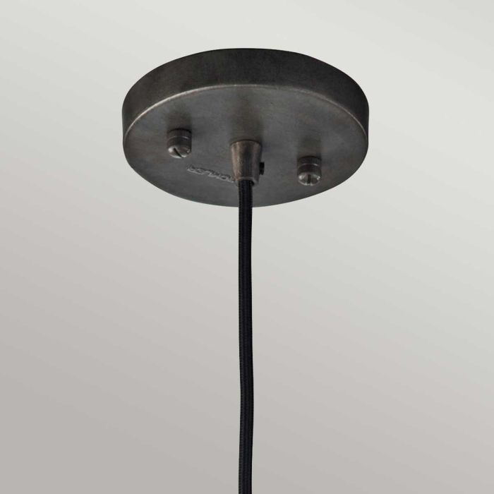 Rocklyn 1 Light Mini Pendant - Raw Steel