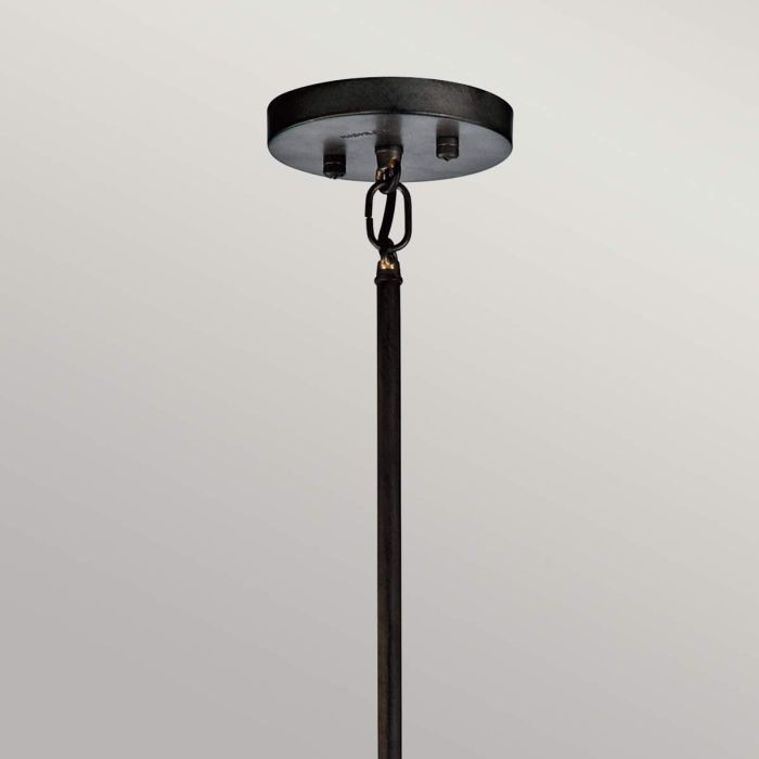 Rocklyn 6 Light Chandelier - Raw Steel