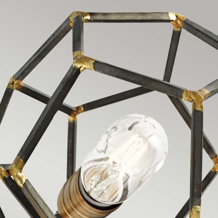 Rocklyn 6 Light Chandelier - Raw Steel