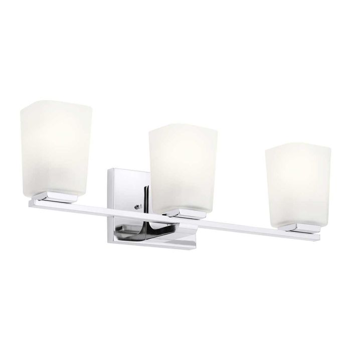 Roehm 3 Light Wall Light - Polished Chrome