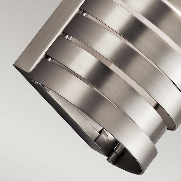 Roswell 1 Light Wall Light - Brushed Nickel