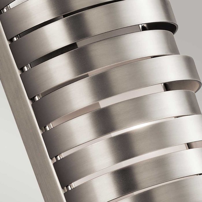 Roswell 1 Light Wall Light - Brushed Nickel