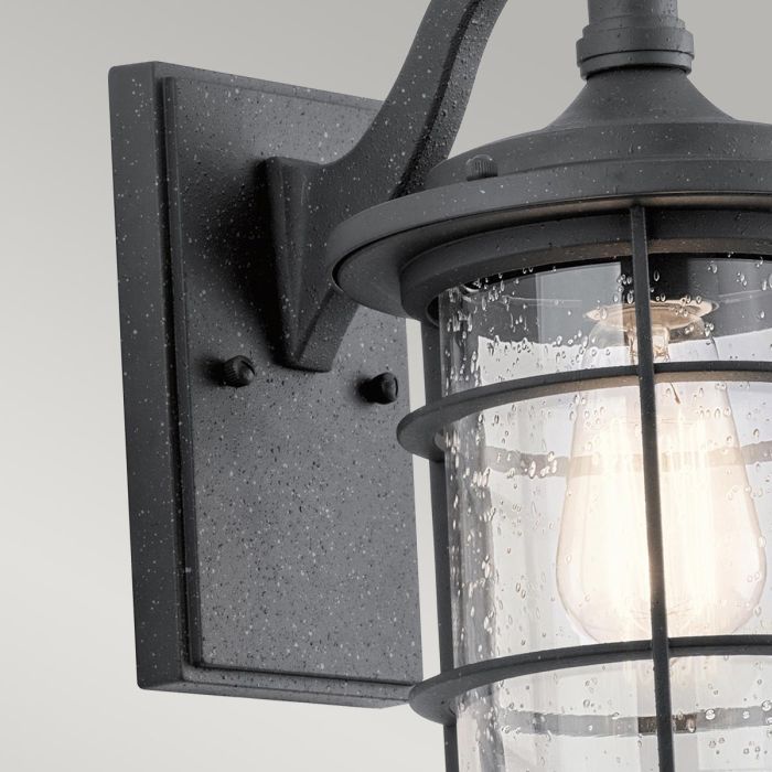 Royal Marine 1 Light Small Wall Lantern - Distressed Black