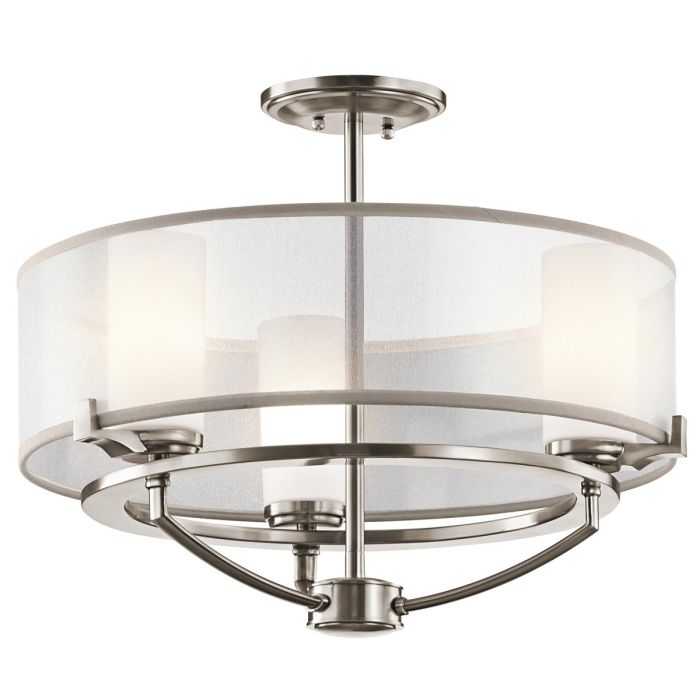 Saldana 3 Light Chandelier - Classic Pewter