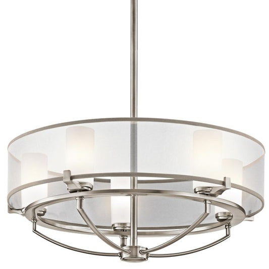 Saldana 5 Light Chandelier - Classic Pewter