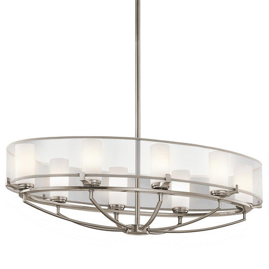 Saldana 8 Light Oval Chandelier